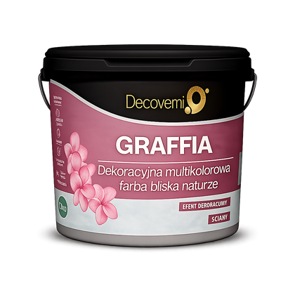 Graffia Bliska naturze  Dekoracyjna multikolorowa farba