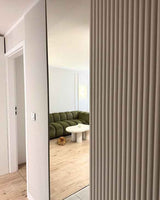 Panel Dekoracyjny 3D Rubio I – Pionowe Ryfle | Panel Gipsowy Ścienny