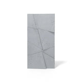 VT – PB05 Geometric Cliff (ASH GRAY S96) – Panel z Betonu Architektonicznego 3D do Przestrzeni Loft VT