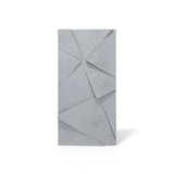 VT – PB05 Geometric Cliff (ASH GRAY S96) – Panel z Betonu Architektonicznego 3D do Przestrzeni Loft VT