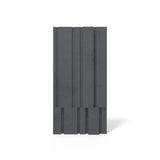 VT - PB13 B15 BLACK - Czarny panel betonowy 3D do designerskiej ściany