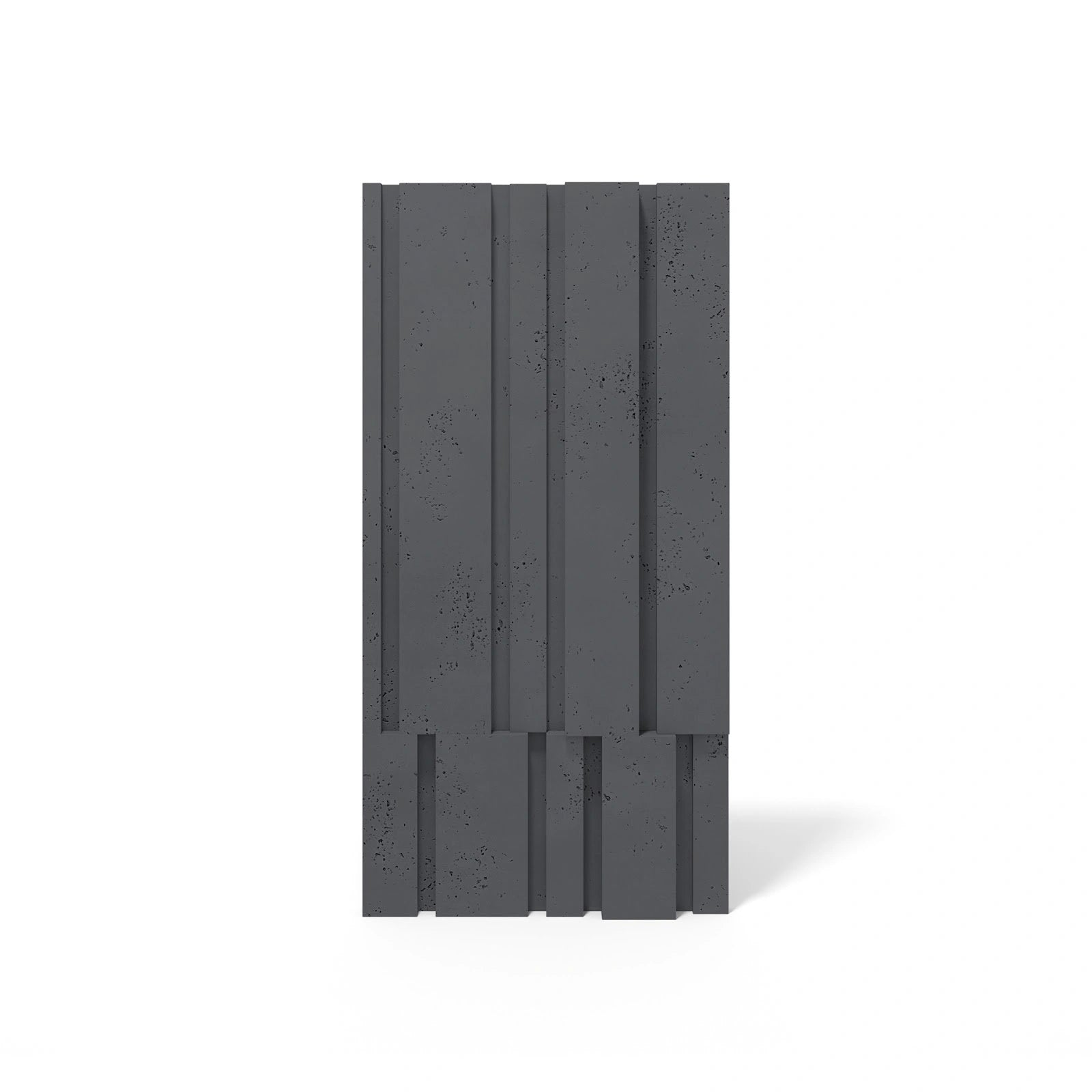 VT - PB13 B15 BLACK - Czarny panel betonowy 3D do designerskiej ściany VT