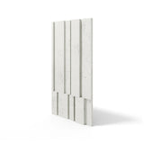 VT - PB13 B0 COTTON Pionowy Panel Betonowy 3D w Odcieniu Cotton VT