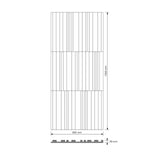 VT - PB42 CL02 Mocha 3D Betonowy Panel do Eleganckiego Salonu VT