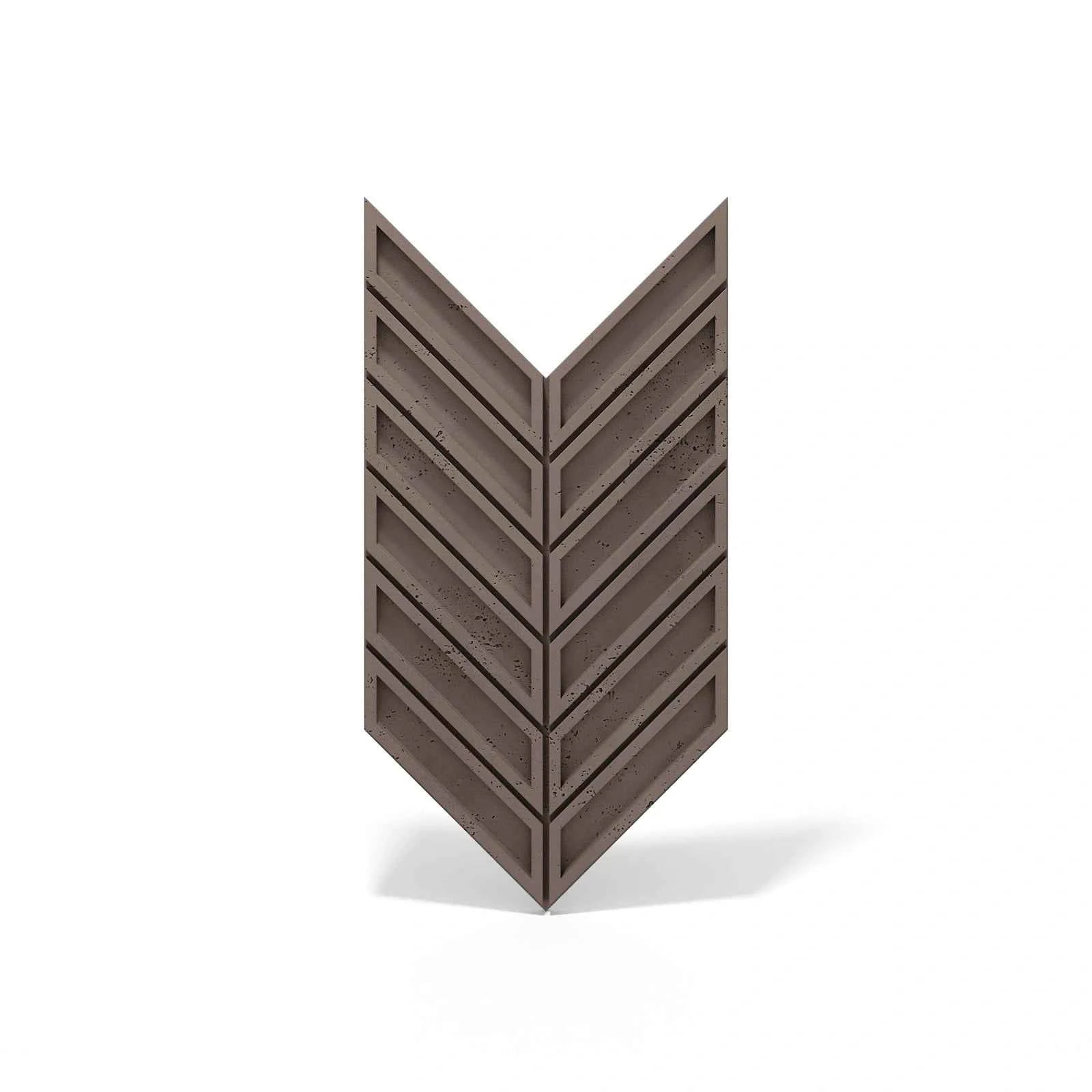 Płyta betonowa 3D Jodełka PB50 CL02 – beton architektoniczny na ścianę