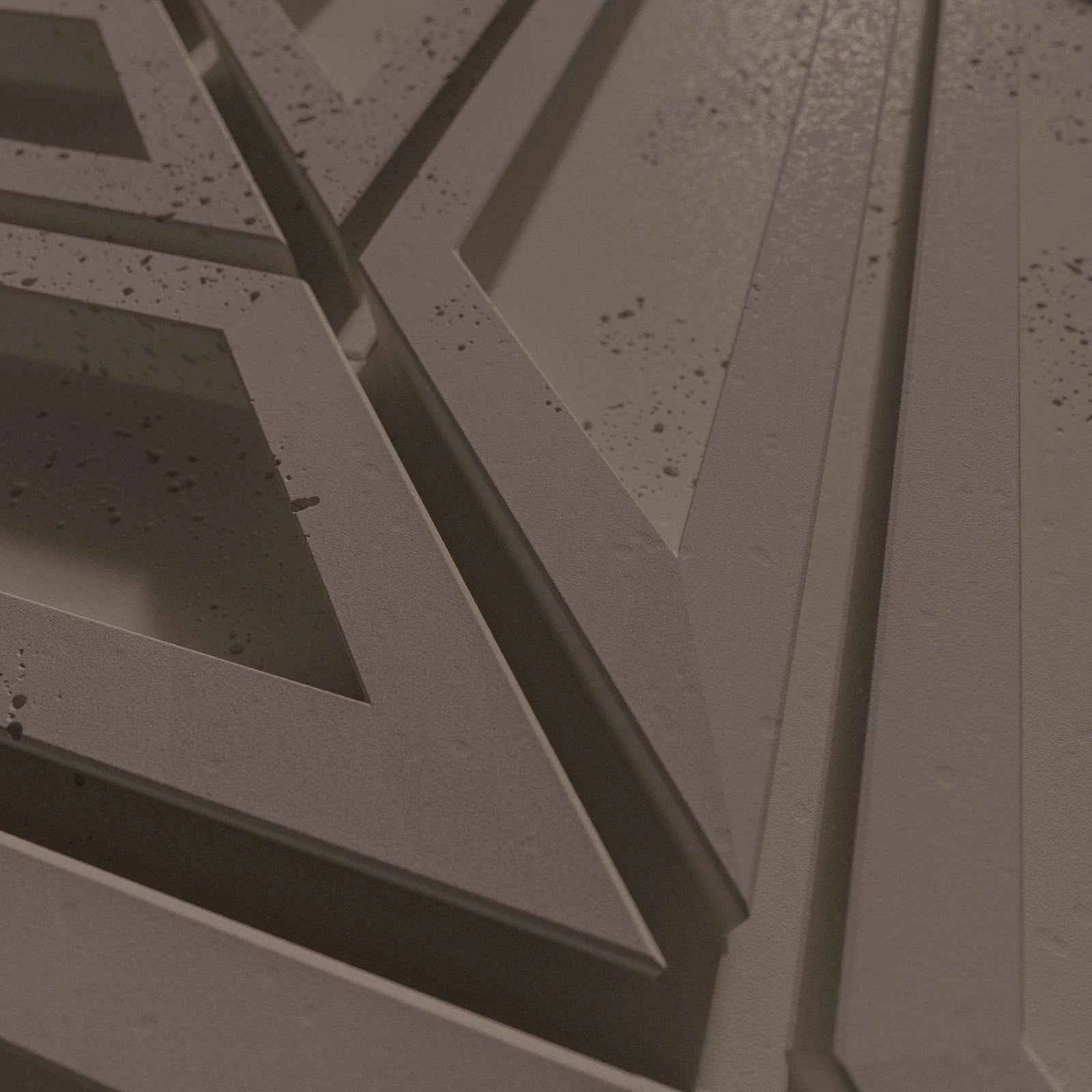 Płyta betonowa 3D Jodełka PB50 CL02 – beton architektoniczny na ścianę