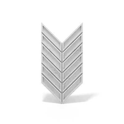 Beton 3D na ścianę jodełka PB50 S50