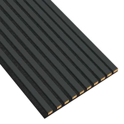 Lamele na filcu - 12x28 mm - 10 sztuk - moduł: 51,5 cm x 275 cm - Antracyt