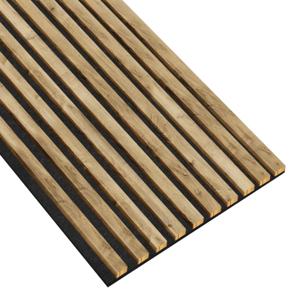 Lamele na filcu - 12x28 mm - 10 sztuk - moduł: 51,5 cm x 275 cm - Dąb Naturalny Lancelot