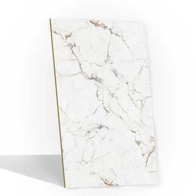 Panel ścienny z wzorem HD – Calacatta Delicato 9047 (Połysk) - elevante - Wall Decor