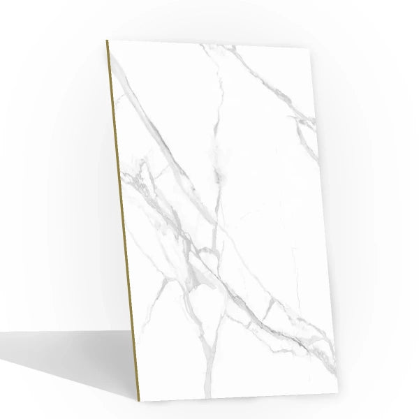 Panel ścienny WPC z wzorem HD - Calacatta Light - 5023 - elevante - Wall Decor