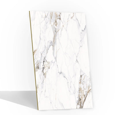 Panel ścienny z wzorem HD – Calacatta Paonazzo 9045 (Połysk) - elevante - Wall Decor