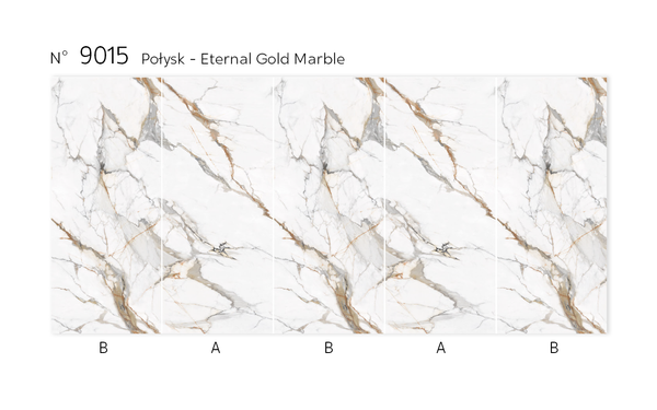 Panel ścienny z wzorem HD – Eternal Gold Prestige 9015 - elevante - Wall Decor