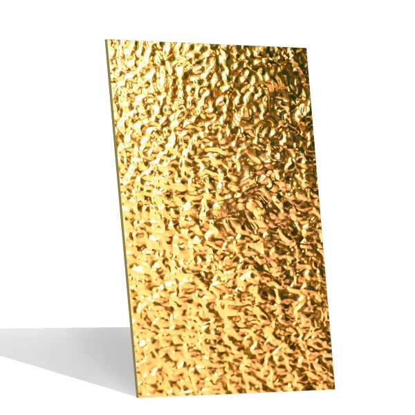 Panel ścienny WPC z wzorem HD – Royal Gold Texture 903 - elevante - Wall Decor
