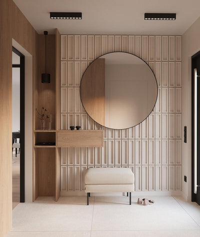 VT - PB51 (KS Kość słoniowa) CEGIEŁKA - Panel dekor 3D beton architektoniczny - elevante - Wall Decor