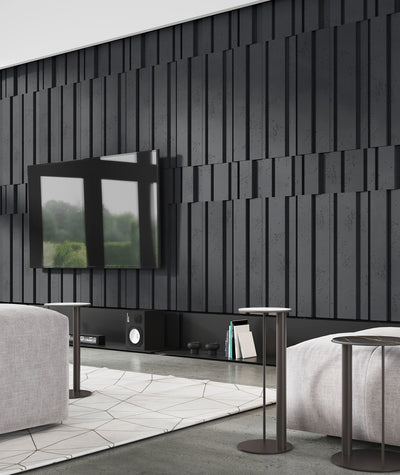 VT - PB13 (B15 Grafitowa czerń) KOD - panel dekor 3D beton architektoniczny - elevante - Wall Decor