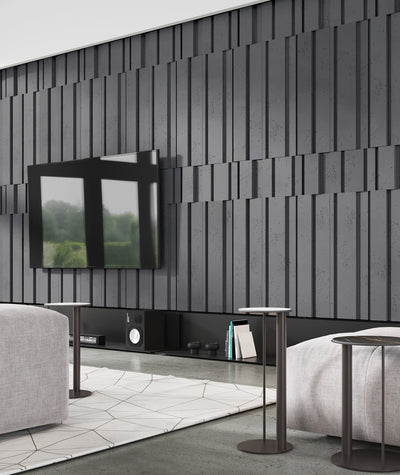 VT - PB13 (B8 Stylowy antracyt) KOD - panel dekor 3D beton architektoniczny - elevante - Wall Decor