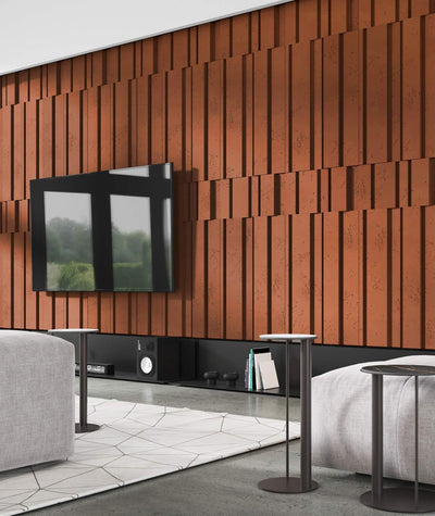 VT - PB13 (CL01 Ceglasta terakota) KOD - panel dekor 3D beton architektoniczny - elevante - Wall Decor