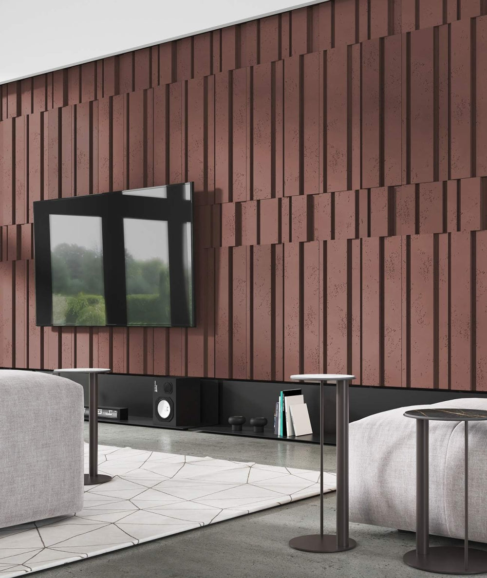 VT - PB13 (CL07 Jesienny cynamon) KOD - panel dekor 3D beton architektoniczny - elevante - Wall Decor