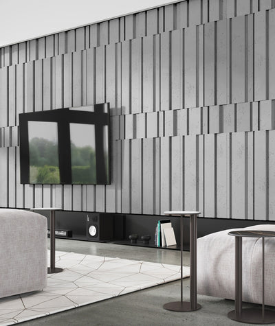 VT - PB13 (S96 Chłodna szarość) KOD - panel dekor 3D beton architektoniczny - elevante - Wall Decor