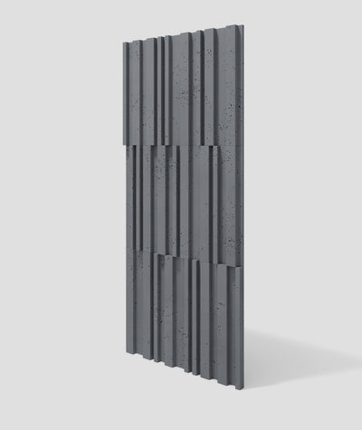 VT - PB42 (B8 Stylowy antracyt) LAMEL - Panel dekor 3D beton architektoniczny - elevante - Wall Decor