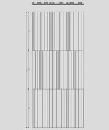 VT - PB42 (CL08 Pistacjowa biel) LAMEL - Panel dekor 3D beton architektoniczny - elevante - Wall Decor
