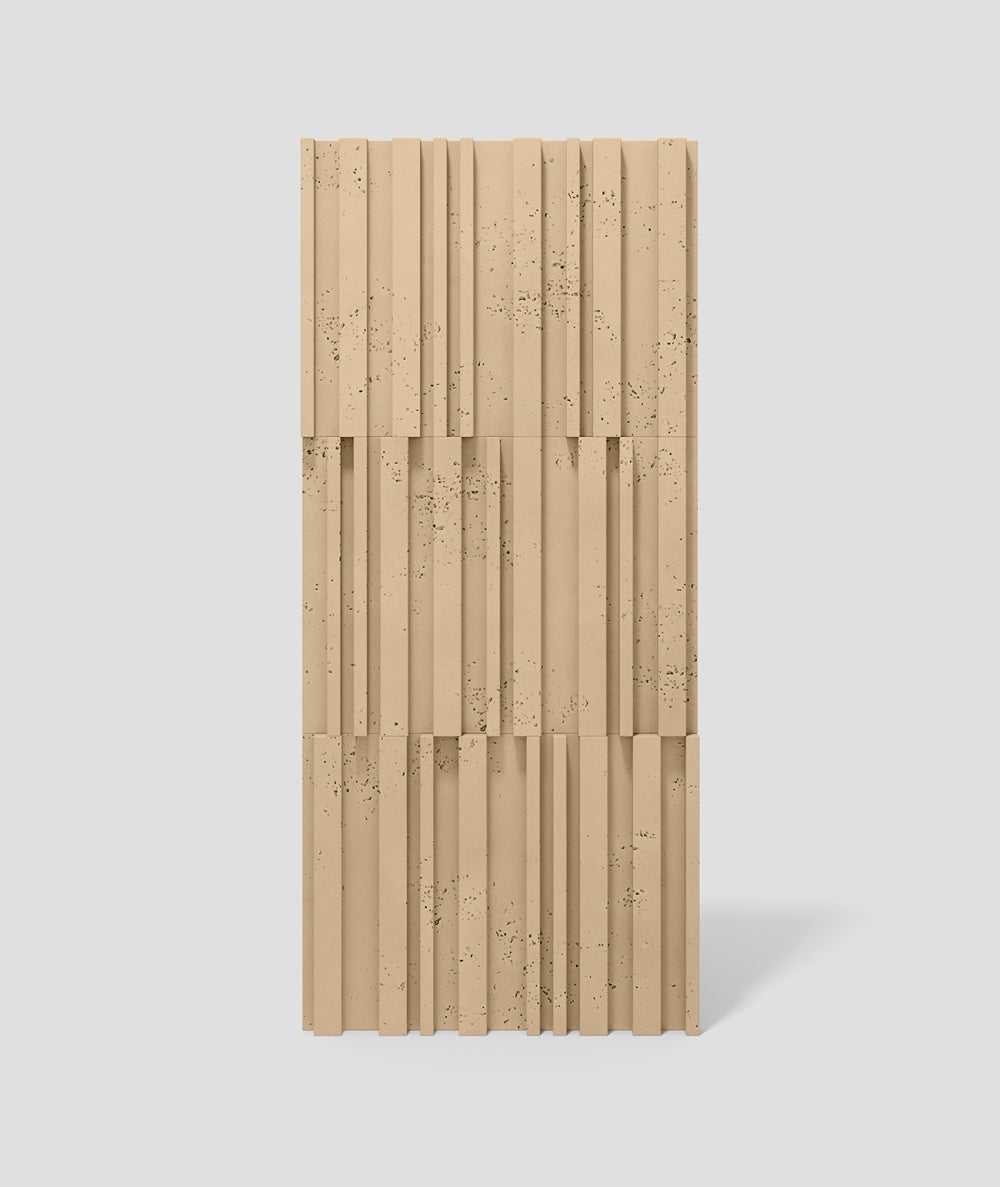 VT - PB42 (CL03 Pustynny piasek) LAMEL - Panel dekor 3D beton architektoniczny - elevante - Wall Decor