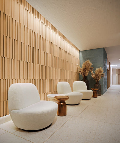 VT - PB42 (CL03 Pustynny piasek) LAMEL - Panel dekor 3D beton architektoniczny - elevante - Wall Decor