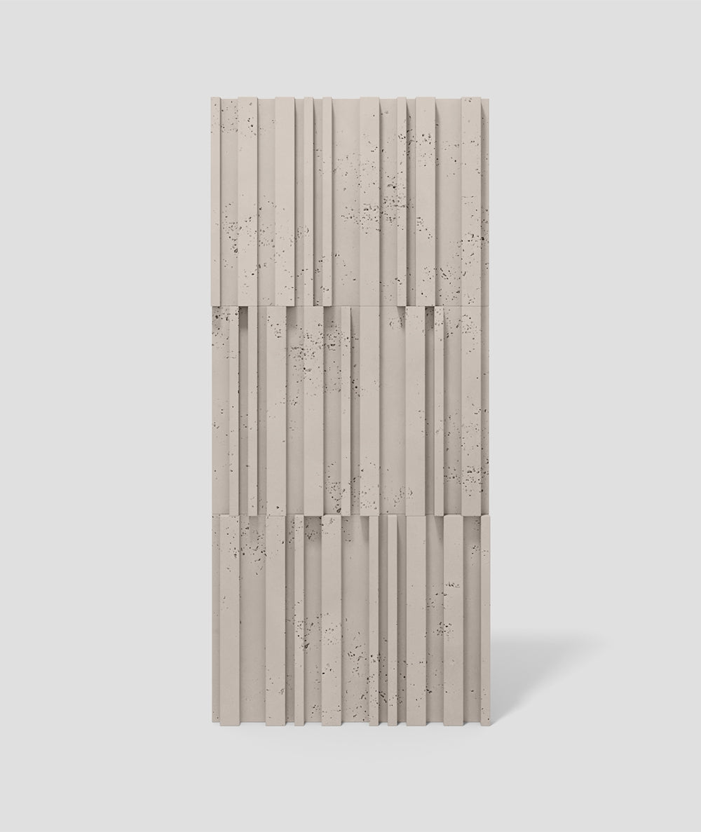 VT - PB42 (CL04 Kaszmirowy beż) LAMEL - Panel dekor 3D beton architektoniczny - elevante - Wall Decor