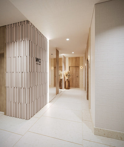 VT - PB42 (CL04 Kaszmirowy beż) LAMEL - Panel dekor 3D beton architektoniczny - elevante - Wall Decor