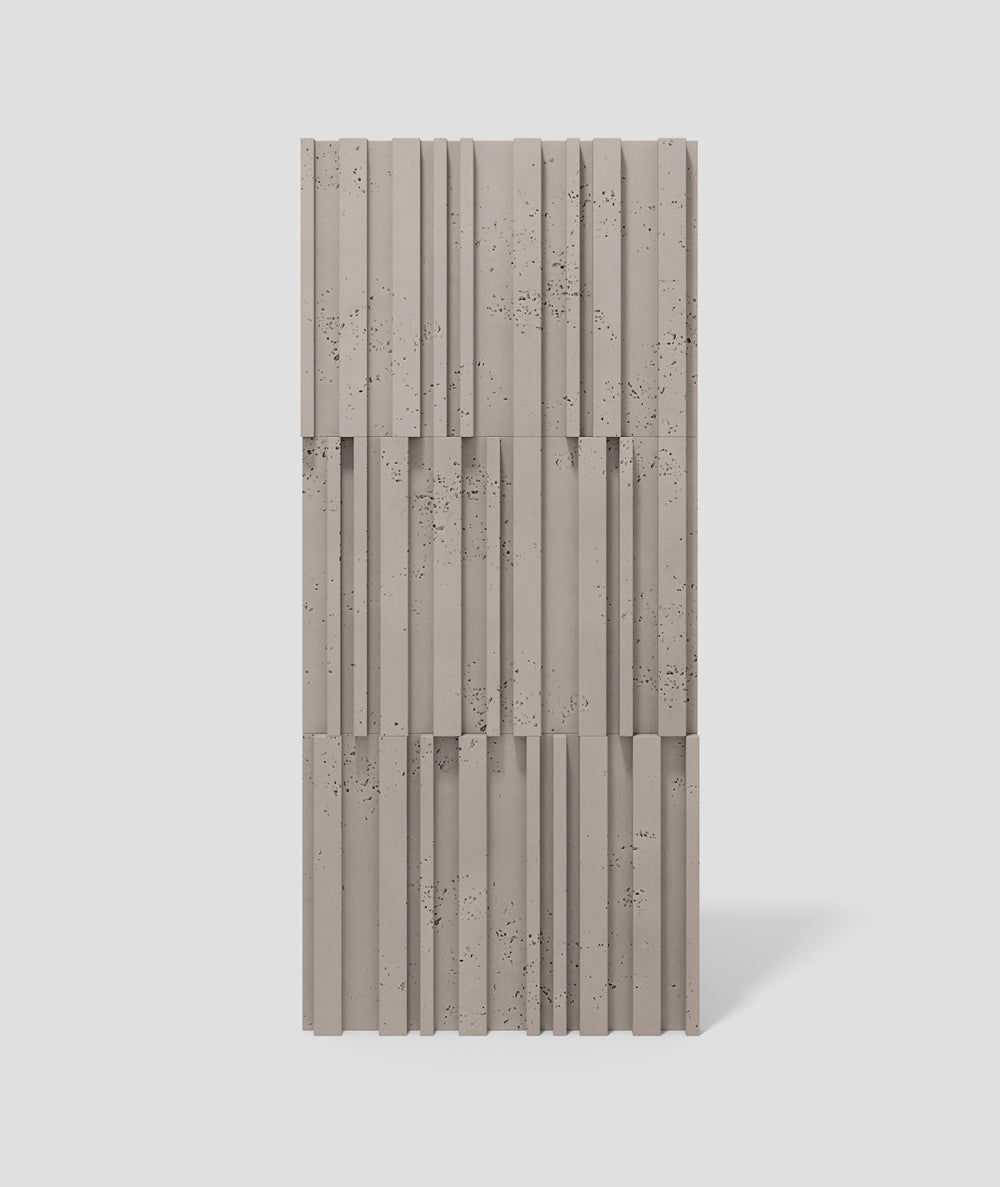 VT - PB42 (CL05 Delikatna trufla) LAMEL - Panel dekor 3D beton architektoniczny - elevante - Wall Decor