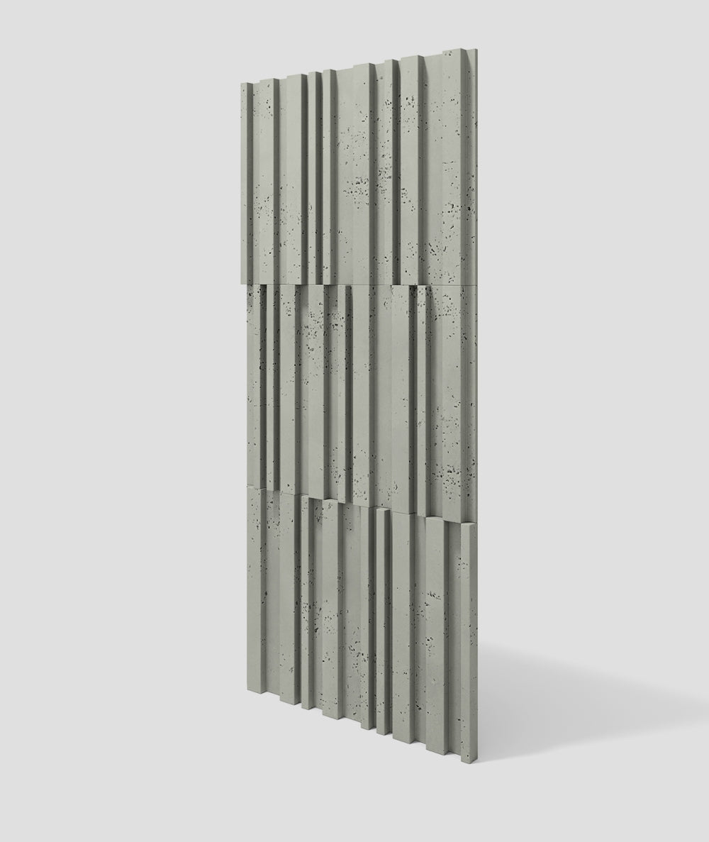 VT - PB42 (CL09 Pastelowa szałwia) LAMEL - Panel dekor 3D beton architektoniczny - elevante - Wall Decor