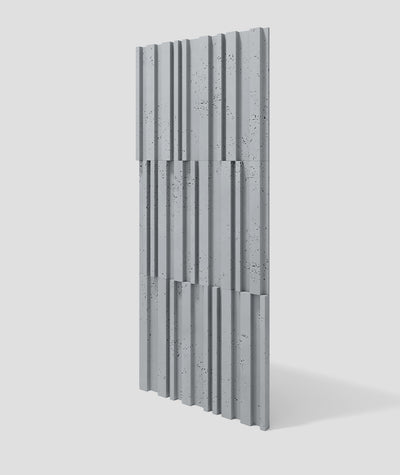 VT - PB42 (S96 Chłodna szarość) LAMEL - Panel dekor 3D beton architektoniczny - elevante - Wall Decor