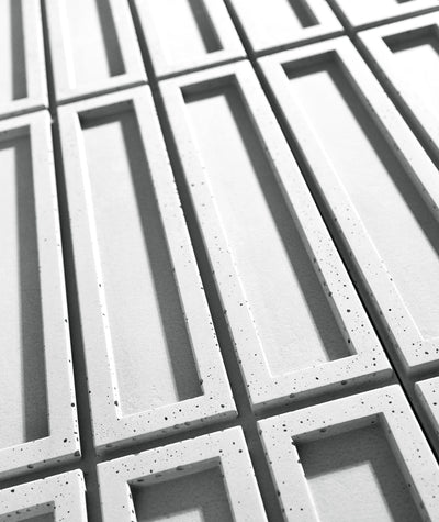 VT - PB51 (B0 Zgaszona biel) CEGIEŁKA - Panel dekor 3D beton architektoniczny - elevante - Wall Decor