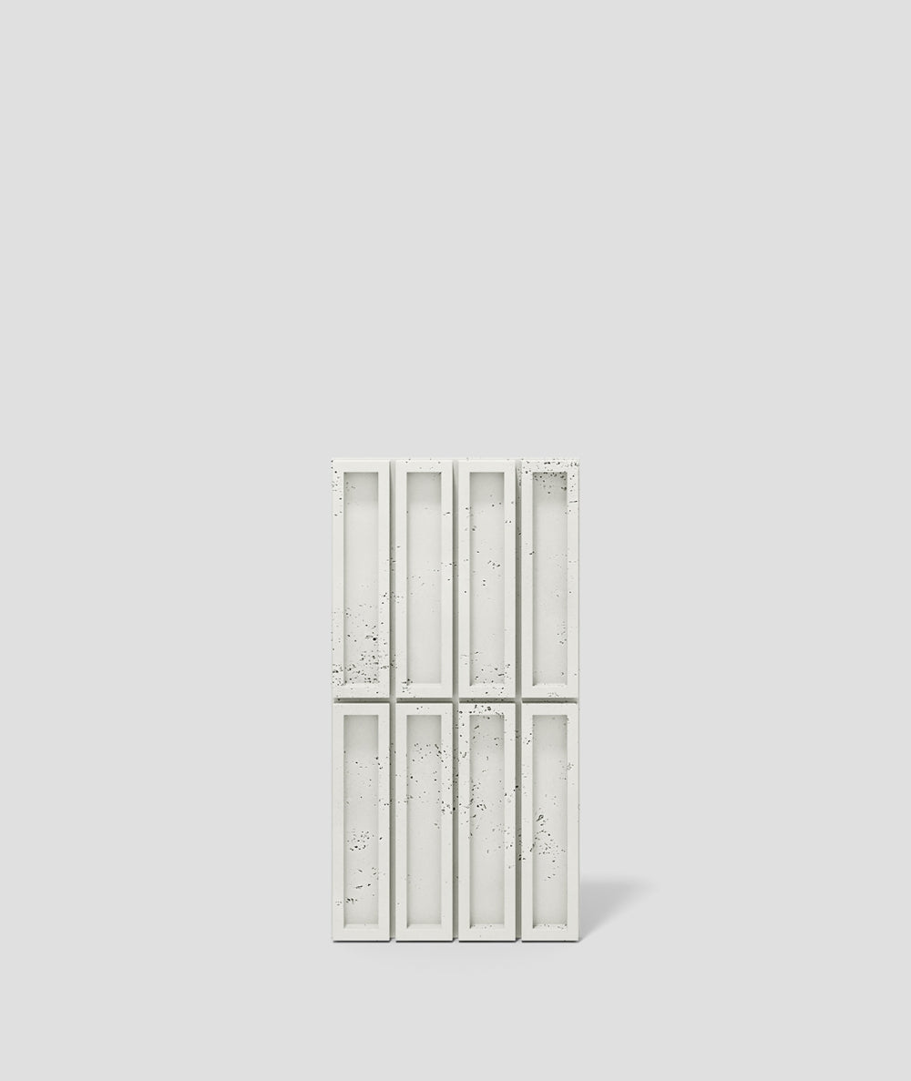 VT - PB51 (B0 Zgaszona biel) CEGIEŁKA - Panel dekor 3D beton architektoniczny - elevante - Wall Decor