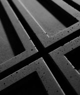 VT - PB51 (B15 BLACK) – Czarny Panel 3D z Betonu Black do Designerskiej Ściany