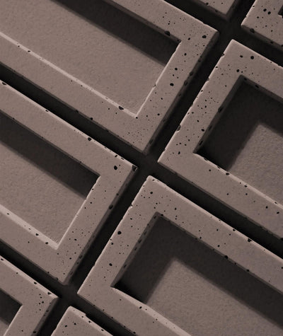 VT - PB51 (CL02 Aksamitna mocha) CEGIEŁKA - Panel dekor 3D beton architektoniczny - elevante - Wall Decor