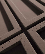 VT - PB51 (CL02 MOCHA) – Betonowy Panel 3D Geometryczny w Odcieniu Mocha