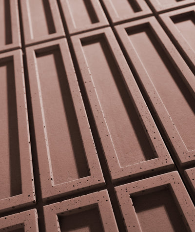 VT - PB51 (CL07 Jesienny cynamon) CEGIEŁKA - Panel dekor 3D beton architektoniczny - elevante - Wall Decor