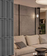 VT - PB51 (S96 ASH GRAY) – Panel Architektoniczny 3D Ash Gray do Salonu Loft
